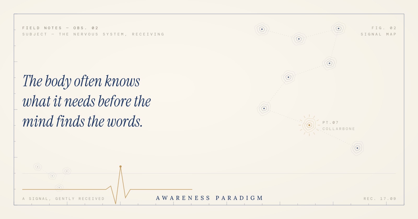 Awareness Paradigm EFT tapping artwork about anxiety and nervous system regulation
